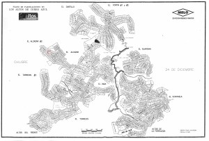 Map of Cerro Azul Development.  Zoom in to find the red circle which is our lot.